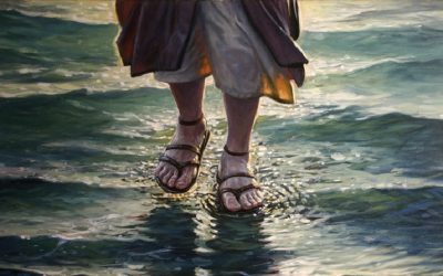 Mit Christus über das Wasser gehen