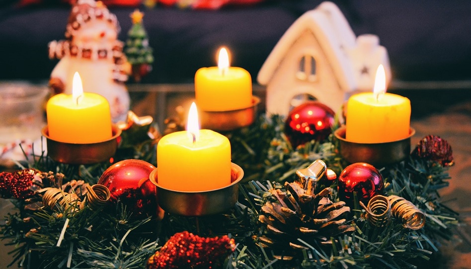 Adventskranz Weihnachtsstress