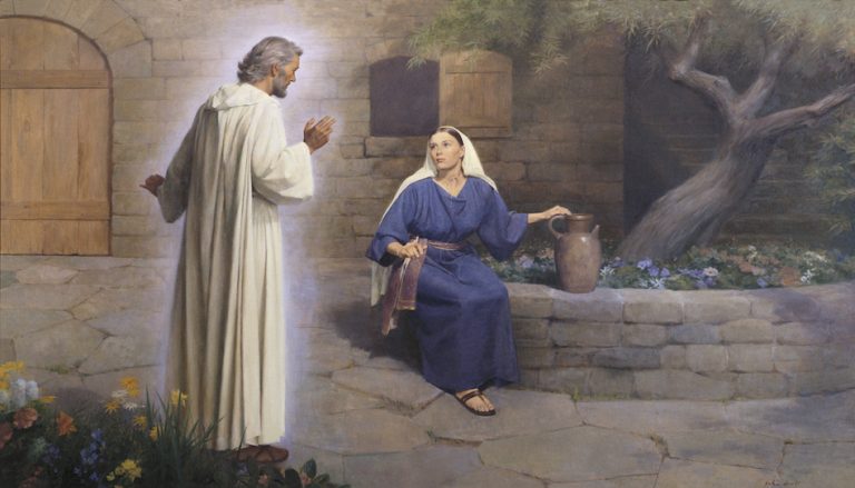 Der Engel Gabriel und Maria
